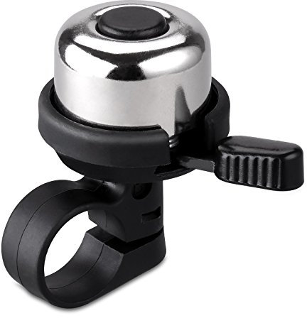 BONMIXC Fahrradklingel Messing, Silber