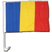 Autofahne Autoflagge Rumänien - 30 x 40 cm