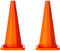 Carson 500907197 Pylone-Set (10) 56mm - Modellbauzubehör, RC Zubehör, RC Set, Zubehör für ferngesteuerte Fahrzeuge, Orange