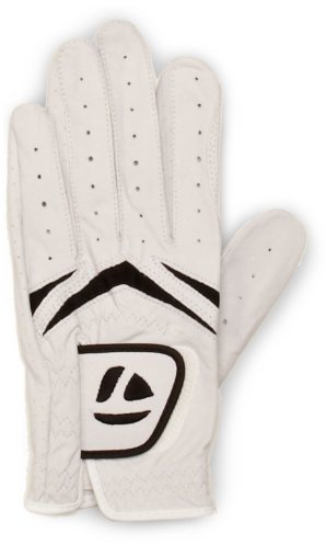 TaylorMade Stratus weiß/schwarz Golf Handschuh, Herren, N2295622, weiß/schwarz, Large