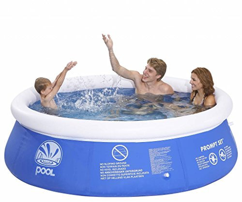 Jilong Marin Blue Set de Piscine Ronde Ø 240 x 63 cm avec Bassin, Pompe de Filtration, Piscine Quick-Up Piscine pour Enfants et familles Piscine pour Jardin et terrasse