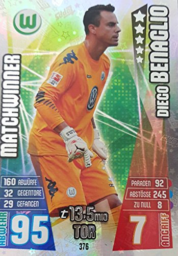Match Attax 2015/2016 Matchwinner Diego Benaglio VFL Wolfsburg