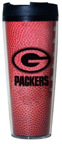 The Northwest Company NFL Green Bay Packers 20-Ounce Pigskin Travel Mug