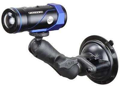 RAM MOUNTS RAP-B-224-1-366 Montaje con Ventosa Twist-Lock con Adaptador roscado de cámara 1/4-20