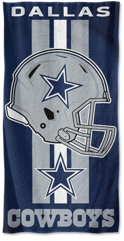 NFL Dallas Cowboys A1874215 Fiber Beach Towel, 9 lb/30 x 60