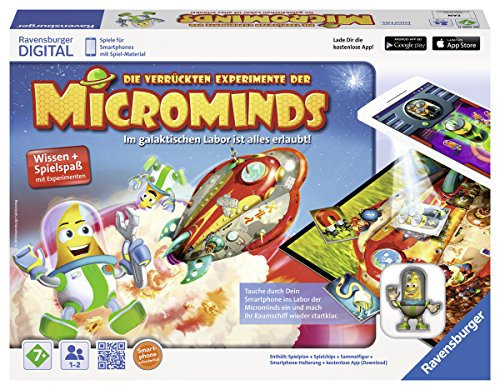 Ravensburger Spiele Die verrückten Experimente der Microminds (Experimentierkasten): Im galaktischen Labor ist Alles erlaubt!