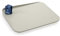 Lékué 0205800Z17U150 Schneidebrett Easy mit Messerfixierung in türkis, Silikon, 30 x 25 x 7.1 cm