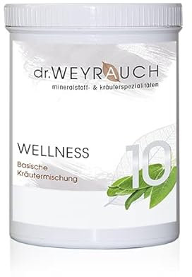 Dr. Weyrauch Nr. 10 Wellness | 600 g | Ergänzungsfuttermittel für Pferde | Bei Stoffwechselübersäuerung | Mit getrockneten basenbildenden Salzen, Kräutern und Früchten