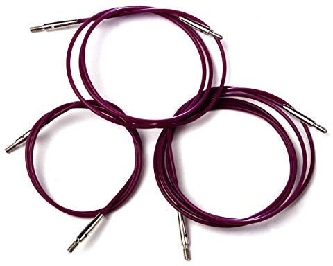 Cord Knitting Needle + End Caps + Slides 60 cm