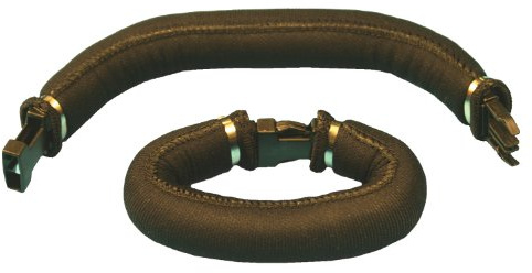 Trident Ankle Weights for Scuba Diving-Large Black - 3.5 Lbs per Pair