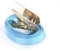 Spanngurt Zurrgurt 6 m bis 800 kg / 800 daN, einteilig 1-TLG Ratschengurt blau, 25 mm Gurtbreite