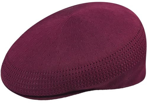 Kangol Headwear Tropic 504 Ventair Flat Cap, burgunderfarben, 60