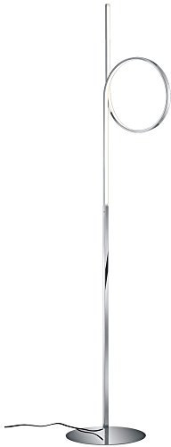 Trio Leuchten LED- Stehleuchte Catoki, chrom, Schirm acryl weiß 476412506