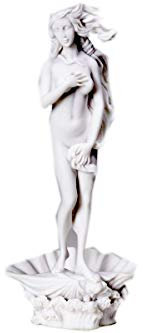 Birth of Venus Aphrodite Greek Statue 10 Tall Marble Finish