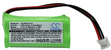 700mAh Battery for Philips DECT 211, Kala 300 Vox, Kala 3322, Kala 3350