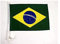 AZ FLAG - Autofahne Brasilien - 45x30 cm - Brasilianische Autoflagge 30 x 45 Cm - Auto Flaggen