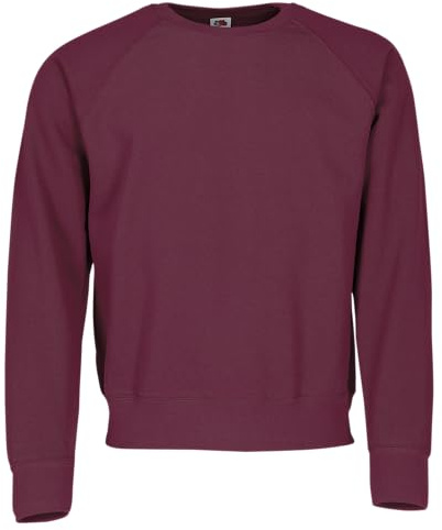Fruit of the Loom Herren Sweatshirt Medium (Herstellergröße: Medium) Rot - Burgunderrot