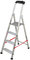 Escabeau Professionnel Pliable en Aluminium 4 marches Larges Hailo Alu Pro
