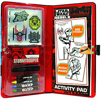 STAR WARS - Storm Trooper Sticker Activity Fun Portfolio Play Set - 1 Set