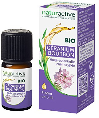 Naturactive Huile Essentielle Bio Géranium Bourbon 5ml