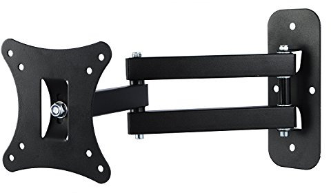 Leaptek Cantilever Arm Tilt Swivel TV Wall Mount Bracket For 14 - 27 Inches LCD LED Flat Screen TV Load Capacity up to 10KG Max VESA 100 x 100 mm
