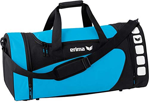 erima Sporttasche, Curacao/Schwarz, 49 x 23 x 25 cm, 49 Liter, 723572