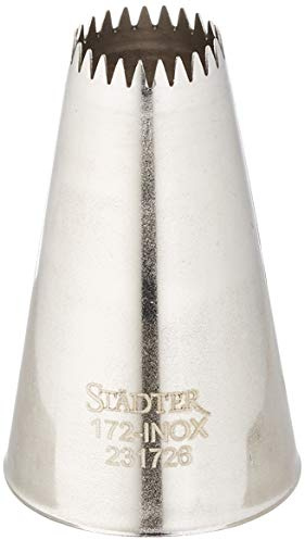 Städter 231726 Tülle, Edelstahl, Silber, 8mm