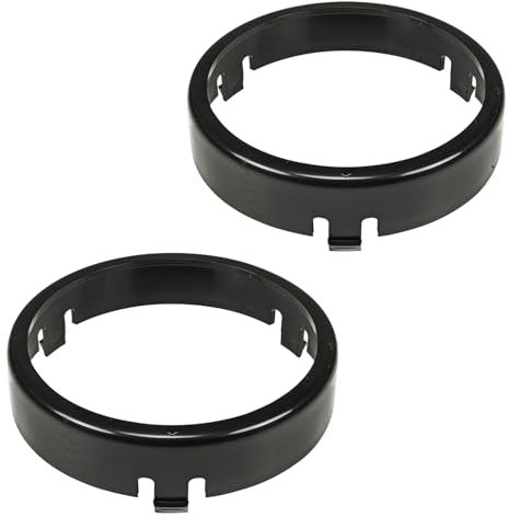 tomzz Audio 2834-004 Lautsprecherringe Adapter Halterungen kompatibel mit Mercedes E-Klasse W124 120mm Heckablage für 120mm DIN Lautsprecher