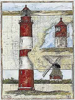 Kunstdruck/Poster: Ole West Ja Amrum - hochwertiger Druck, Bild, Kunstposter, 50x70 cm