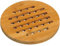 Kesper 58740 Topfuntersetzer aus Bambus, 19 cm, Braun