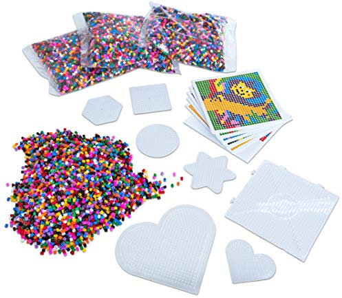 Playbox Midi-Bügelperlen, 28.000 Stück - Perlen Bastelset Starterset
