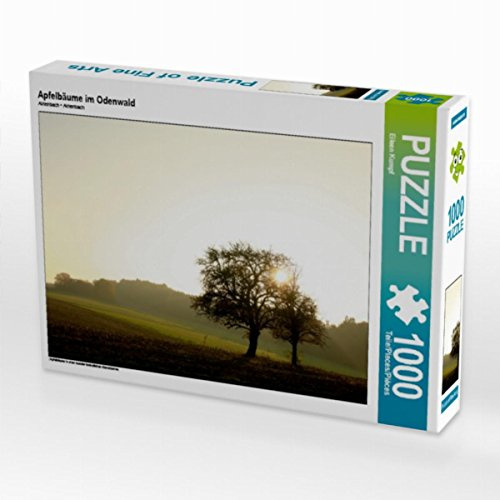 CALVENDO Puzzle Apfelbäume im Odenwald 1000 Teile Lege-Größe 64 x 48 cm Foto-Puzzle Bild von Eileen Kumpf