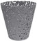 balvi Papierkorb Letters Farbe grau Kunststoff 30 cm