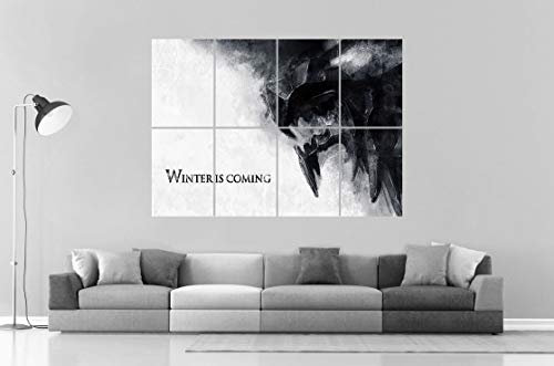 Game of Thrones Winter is Coming 02 Wall Art Poster A0 Large Print