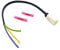 Bauer Motorbike Fiche de réparation 3 broches 611656 (83300413585) Cartool - Avec gaine thermorétractable et extrémités ouvertes - Pour BMW moto avec prise CAN-Bus - Adaptateur 12 V pour smartphone