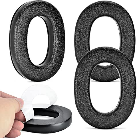 defean WorkTunes 2 Pairs Ohrpolster – Schaumstoff Ohrpolster kompatibel mit 3M WorkTunes/Walker's Razor/Peltor Range Guard Connect Gehörschutz