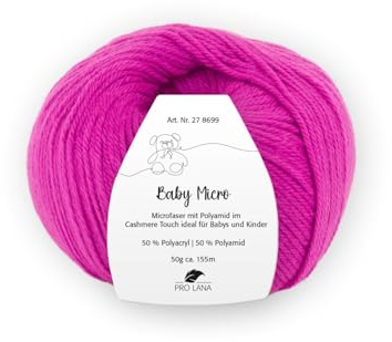 PRO LANA Baby Micro - Farbe: Orchidee (34) - 50 g/ca. 155 m Wolle
