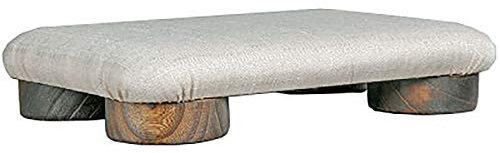 Massivholz-Meditationsbank, japanischer Kniehocker, Dharma-Meditationsbank, weicher Massivholz-Taschen-Fußhocker