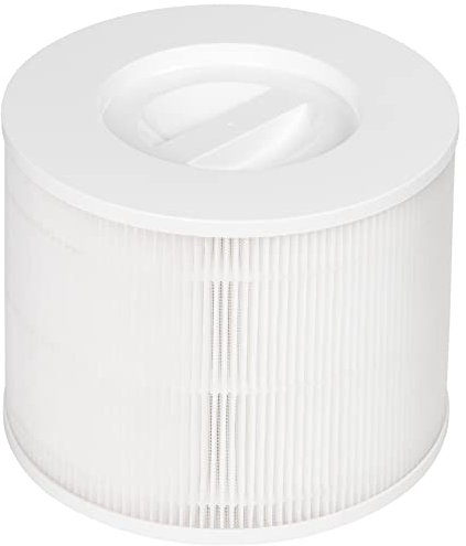 HOMCOM Filtre pour purificateur d'air B0B8H4BVKH/B0B61DQKJJ - filtration en 3 étapes avec pré-filtre, filtre à charbon actif, filtre HEPA - dim. Ø 19,3 x 14,8H cm