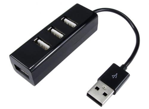 Cables Direct NLUSB2-205K interface hub USB 2.0 480 Mbit/s Black