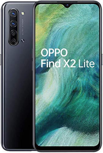 Oppo Find X2 Lite - Smartphone 128GB, 8GB RAM, Dual SIM, Moonlight Black (Generalüberholt)
