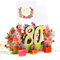 80. Geburtstagskarte 80 Karte Geburtstag 3D Pop Up Karte Geburtstag Grußkarte Geburtstagskarten mit Umschlag für Frauen Mütter Ehefrau Männer Freunde Romantik Geschenk-Karte Jubiläumskarte