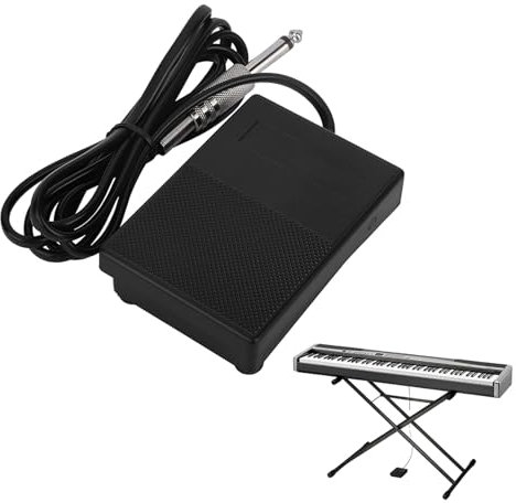 Pedale di Sustain Universale,Sostenuto Pedale,Pedale Sustain Universale per Pianoforte Tastiere,per Tastiera Elettronica, Pianola, Pianoforte Digitale in Stile Pianoforte