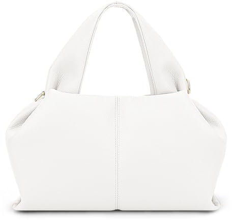 CHAMAIR Kleine Handtasche Damen Umhängetasche Ledertasche Damen-Henkeltaschen Dumpling Crossbody Bag Moden PU Leder Geldbörse Handtaschen mit Abnehmbarer Schultergurt