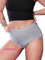 Taynie Comfort Bamboo Ultra Periodenunterwäsche Starke Blutung - Periodenwäsche - Menstruationsunterwäsche - ersetzt 6 Tampons, Periodenslip Tragedauer bis 12 Std., waschbar bis 60°C (40, Grau)