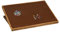Relaxdays Puzzletisch, wendbare Puzzleablage für 1000 & 1500 Teile, höhenverstellbar, kippbares Holz Puzzlebrett, braun, 1 Stück