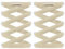RJ-Sport 2 Paar flache Schnürsenkel ohne Binden - Elastische Schnürsenkel mit Schnellverschluss - Schnellschnürsystem für Einzigartigen Komfort und Starken Halt - mit Metallkapseln (Khaki)