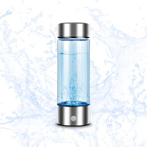 Wasserstoff-Wasserflaschengenerator mit Filter, wiederaufladbar, tragbar, wiederverwendbar, Ionisator für sauberes, gesundes Wasserstoffwasser, Geschenke für Sie und Ihn, Wasserstoff-Wassermaschine