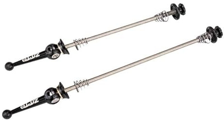 wanhaoaony Schnellspanner Titanlegierung Schnellspannhebel Fahrradachse MTB Vorder- und Hinterrad Spießklemme Fahrradnabe Wellenmontage Zug Schnellspanner Fahrrad (Color : 1 Pair Black)