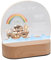 Bärenfreunde® - Personalisiertes Nachtlicht für Babys - Nachttischlampe für Kinder - Personalisierte Geschenke Kinder - Babygeschenk, Taufgeschenk, Geschenk zur Geburt (Arche Noah Tiere Regenbogen)